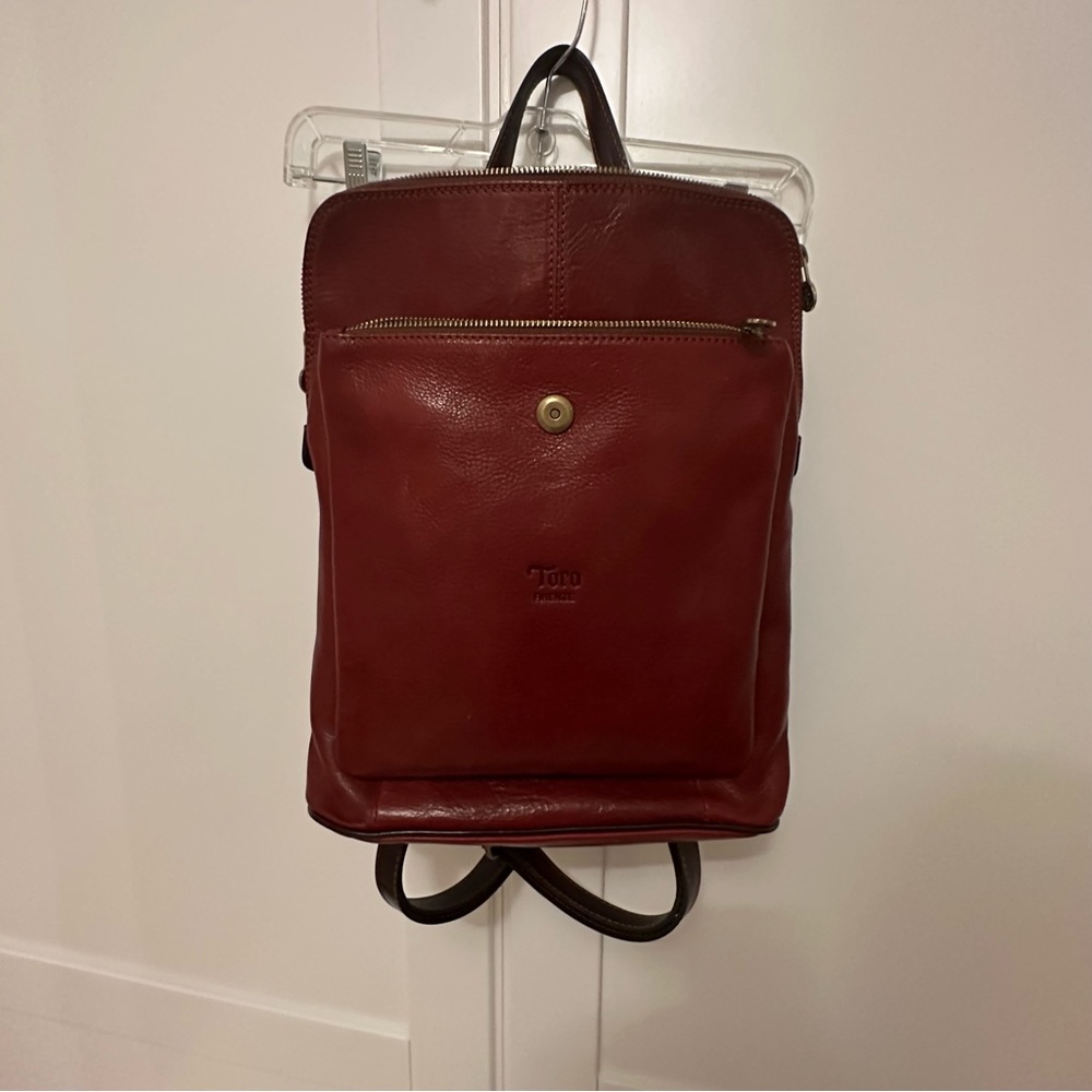Italian Leather Backpack - Picture 6 of 14